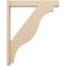 Ekena Millwork 5 1/2-in W x 32-in D x 40-in H Funston Block Rough Cedar Woodgrain TimberThane Outlooker, Primed Tan OUTUR055X32X40FST44RCPR - alternate 2